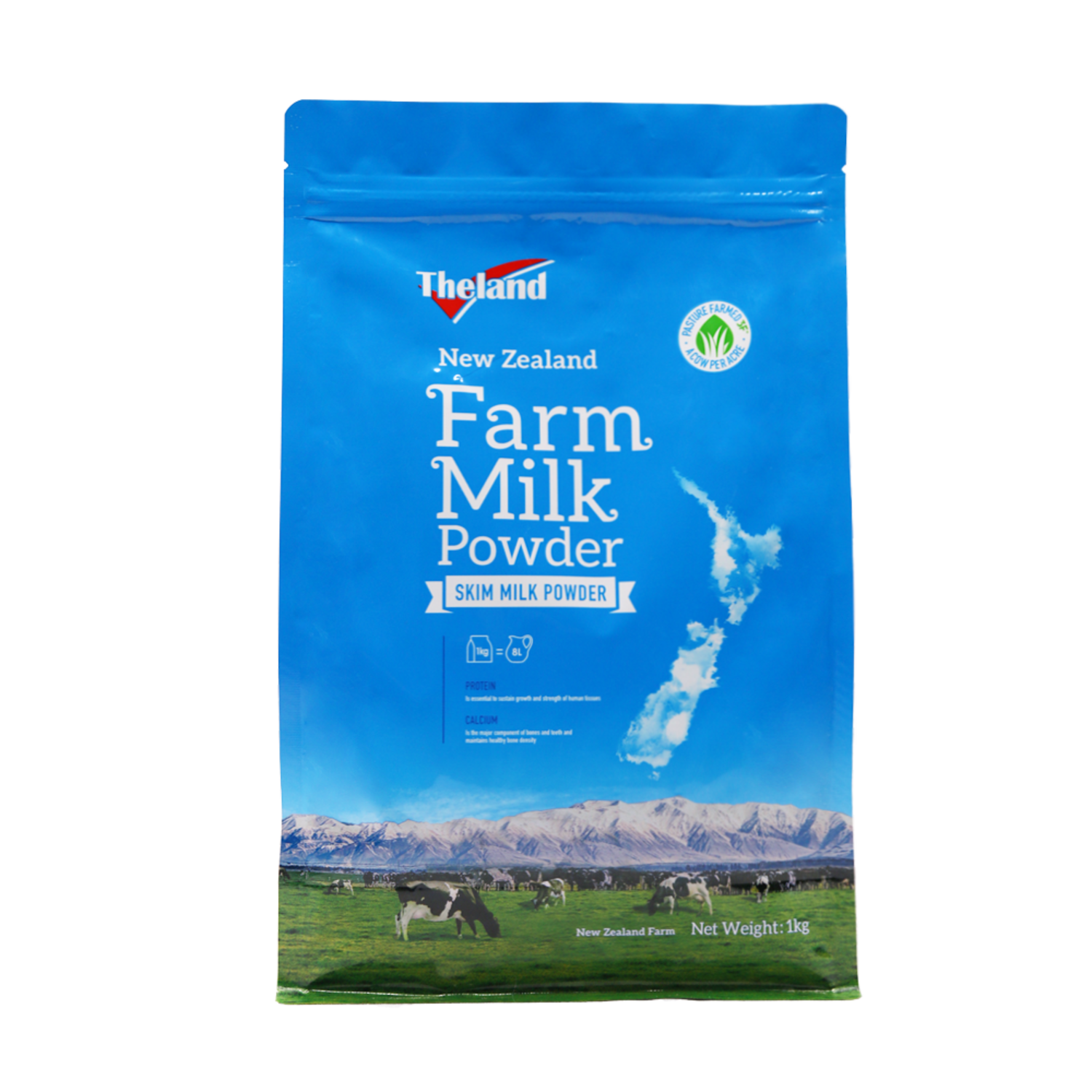 Theland Skim Milk Powder (1000g sachet) AsureQuality Assurance Marks